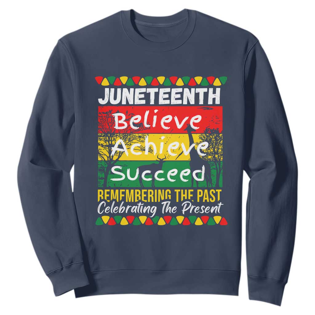 Juneteenth Is My Independence Day Sweatshirt Black Pride Melanin TS01