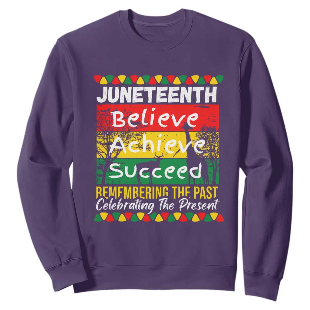 Juneteenth Is My Independence Day Sweatshirt Black Pride Melanin TS01