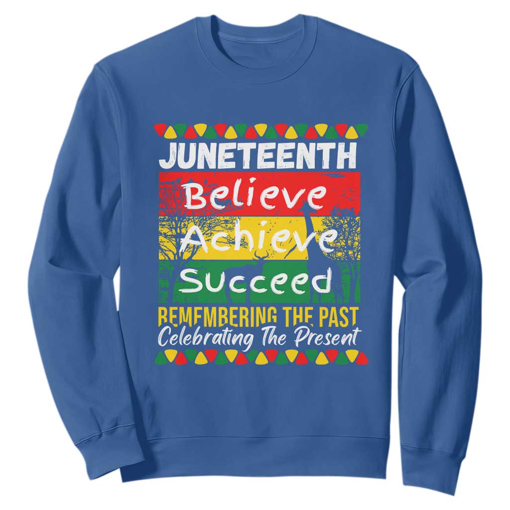 Juneteenth Is My Independence Day Sweatshirt Black Pride Melanin TS01