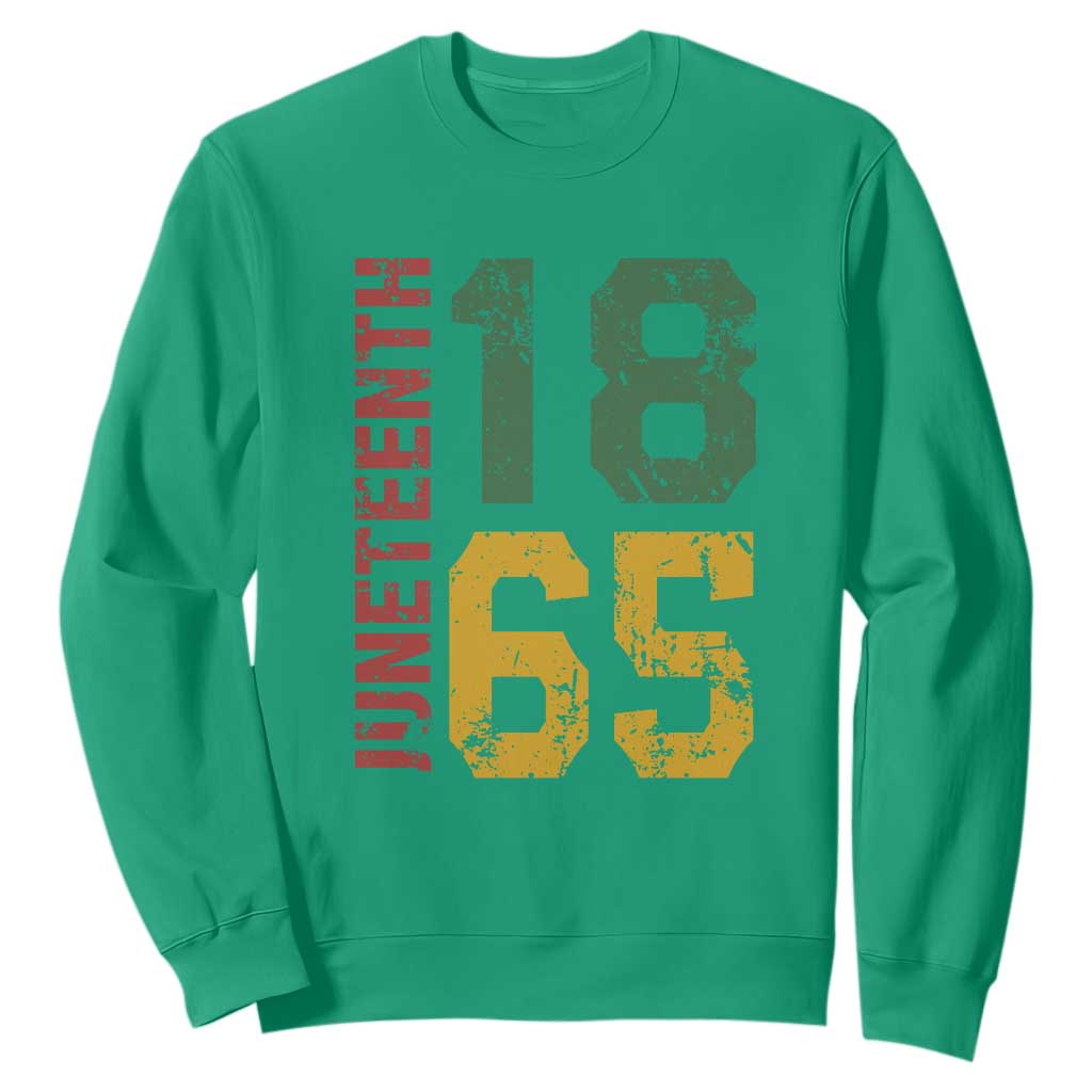 Juneteenth Sweatshirt Celebrating Freedom In African History Since 1865 TS01