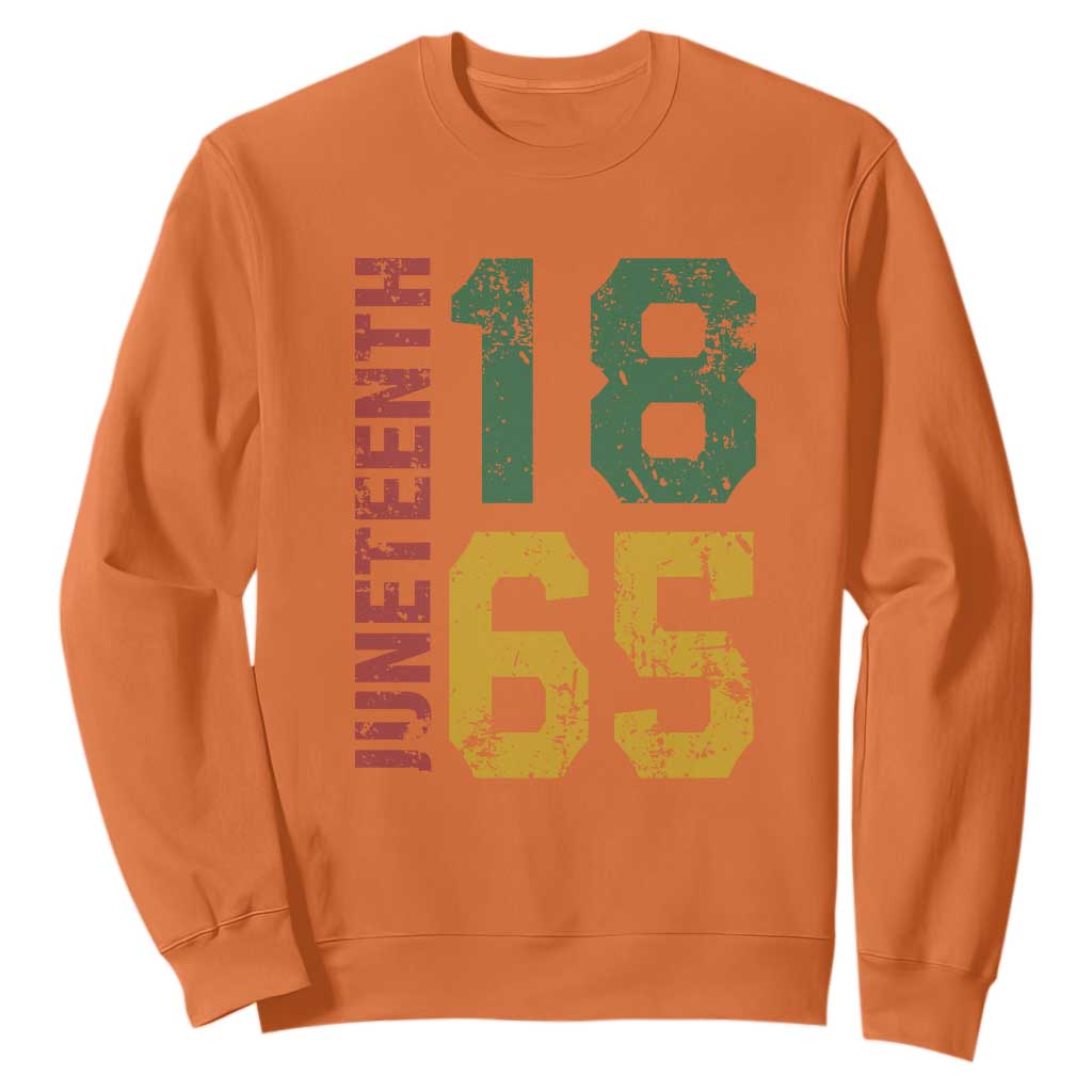 Juneteenth Sweatshirt Celebrating Freedom In African History Since 1865 TS01
