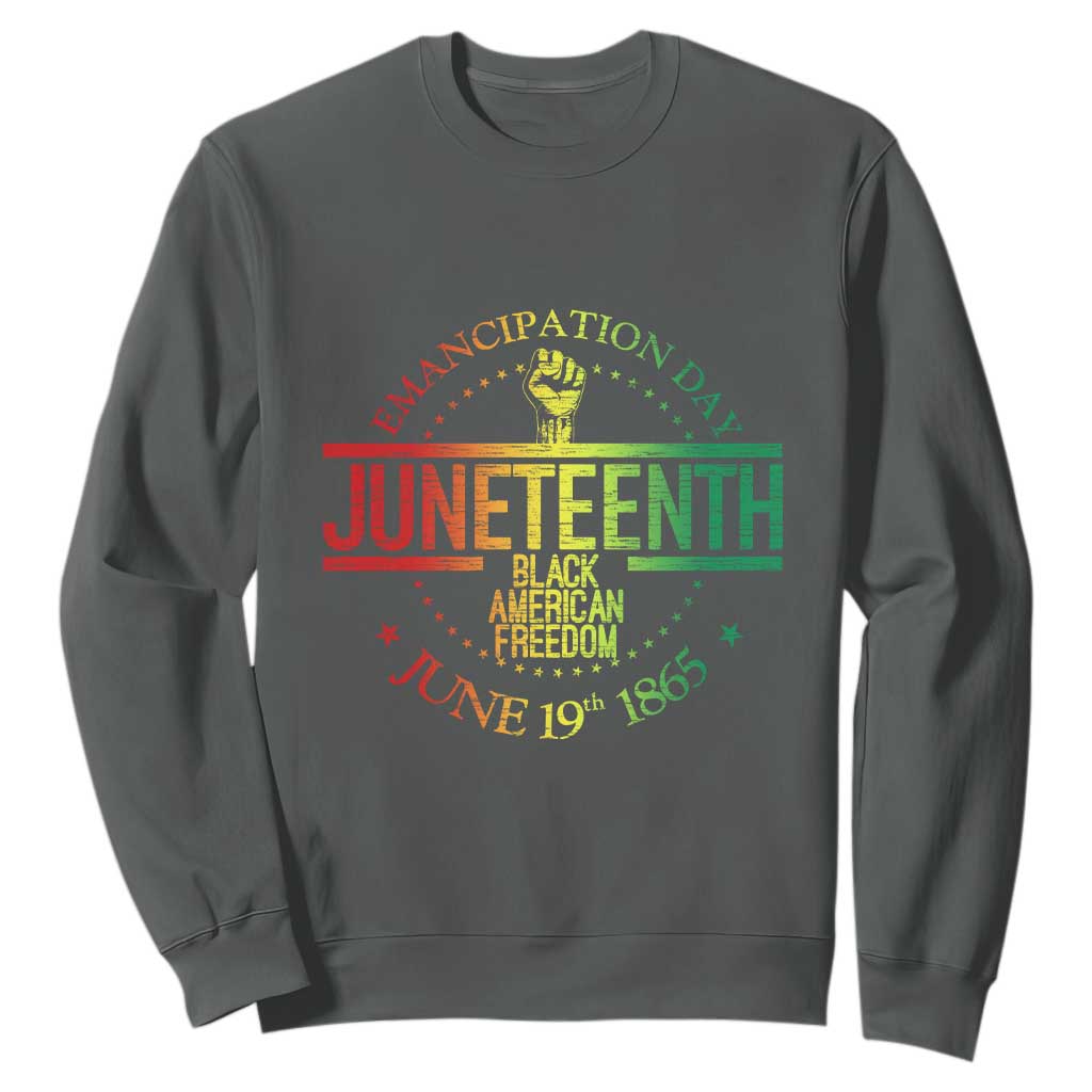 Emancipation Day Juneteenth 1865 Sweatshirt Black American Freedom History June 19th TS01