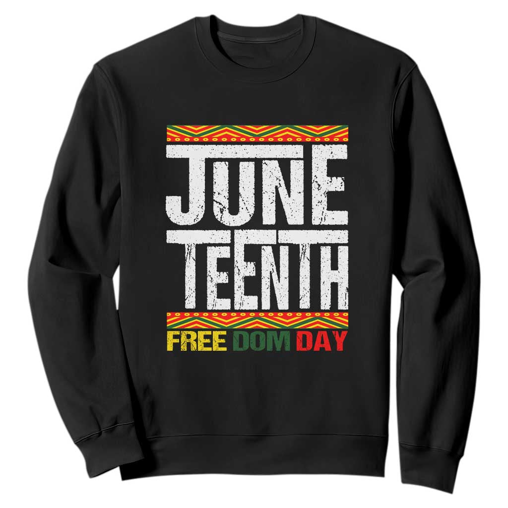 Juneteenth Freedom Day Sweatshirt Since 1865 Black History Month TS01