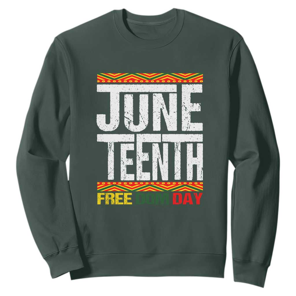 Juneteenth Freedom Day Sweatshirt Since 1865 Black History Month TS01