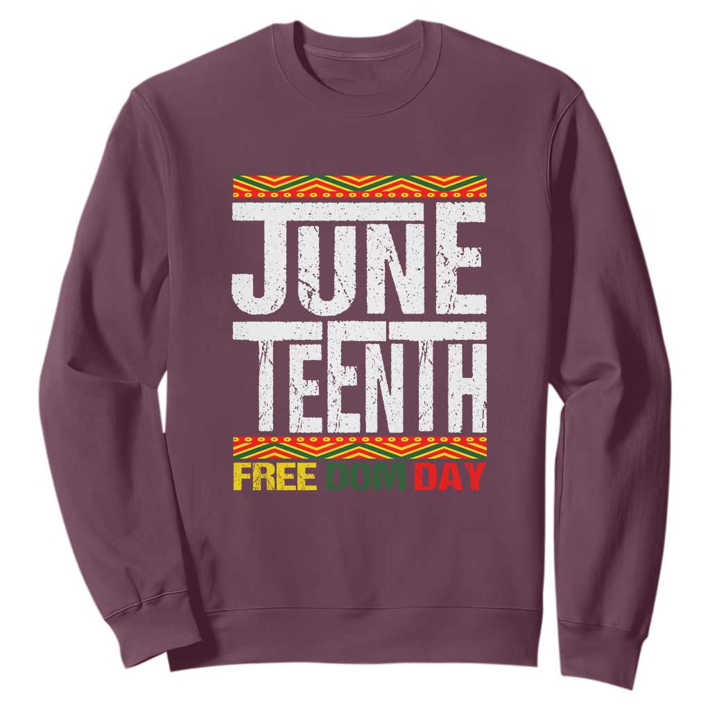 Juneteenth Freedom Day Sweatshirt Since 1865 Black History Month TS01