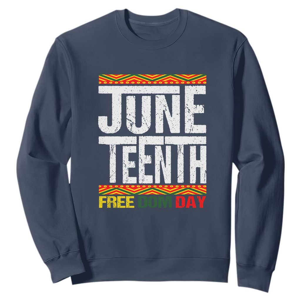 Juneteenth Freedom Day Sweatshirt Since 1865 Black History Month TS01