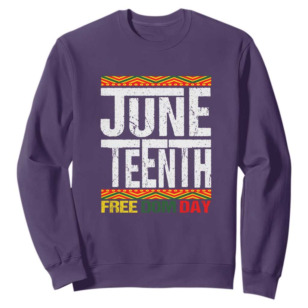 Juneteenth Freedom Day Sweatshirt Since 1865 Black History Month TS01