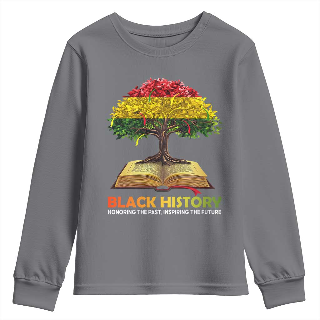 African Roots Pride Youth Sweatshirt Honoring The Past Inspiring The Future Black History Month TS02