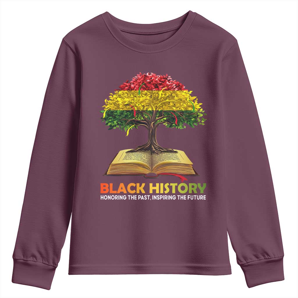 African Roots Pride Youth Sweatshirt Honoring The Past Inspiring The Future Black History Month TS02