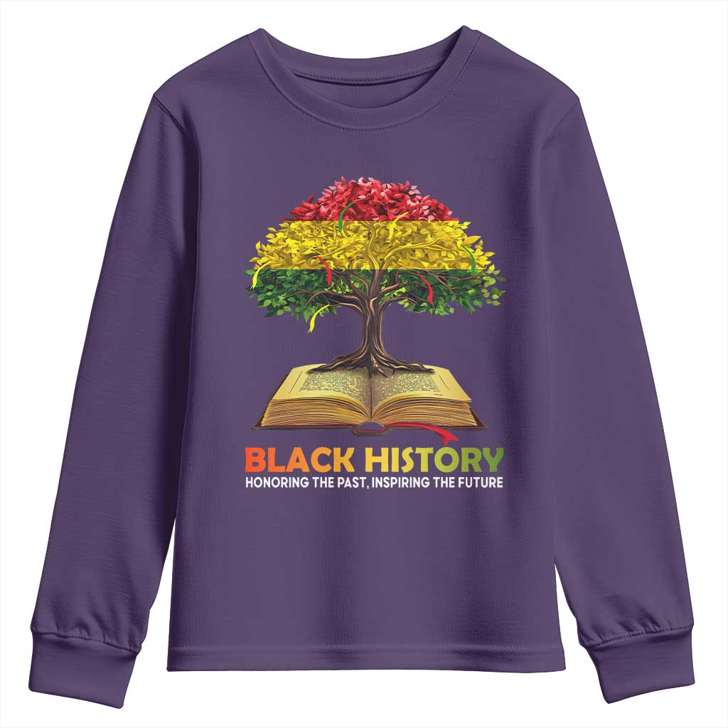 African Roots Pride Youth Sweatshirt Honoring The Past Inspiring The Future Black History Month TS02