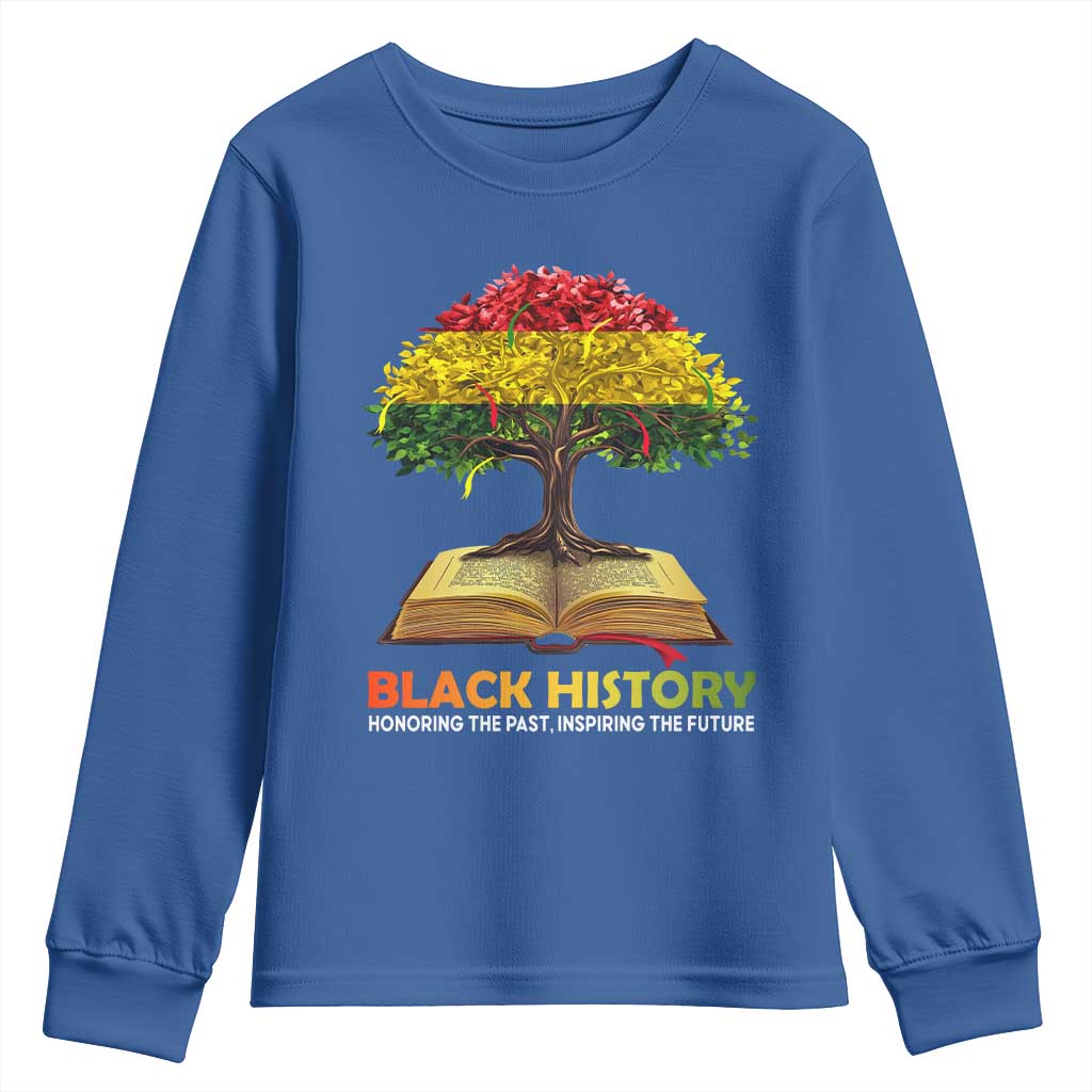 African Roots Pride Youth Sweatshirt Honoring The Past Inspiring The Future Black History Month TS02