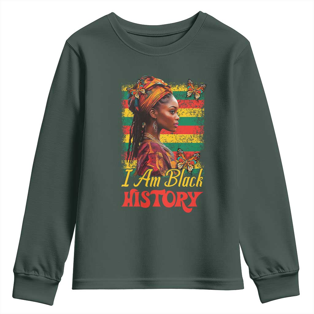 I Am Black History Youth Sweatshirt African Pride Woman TS02