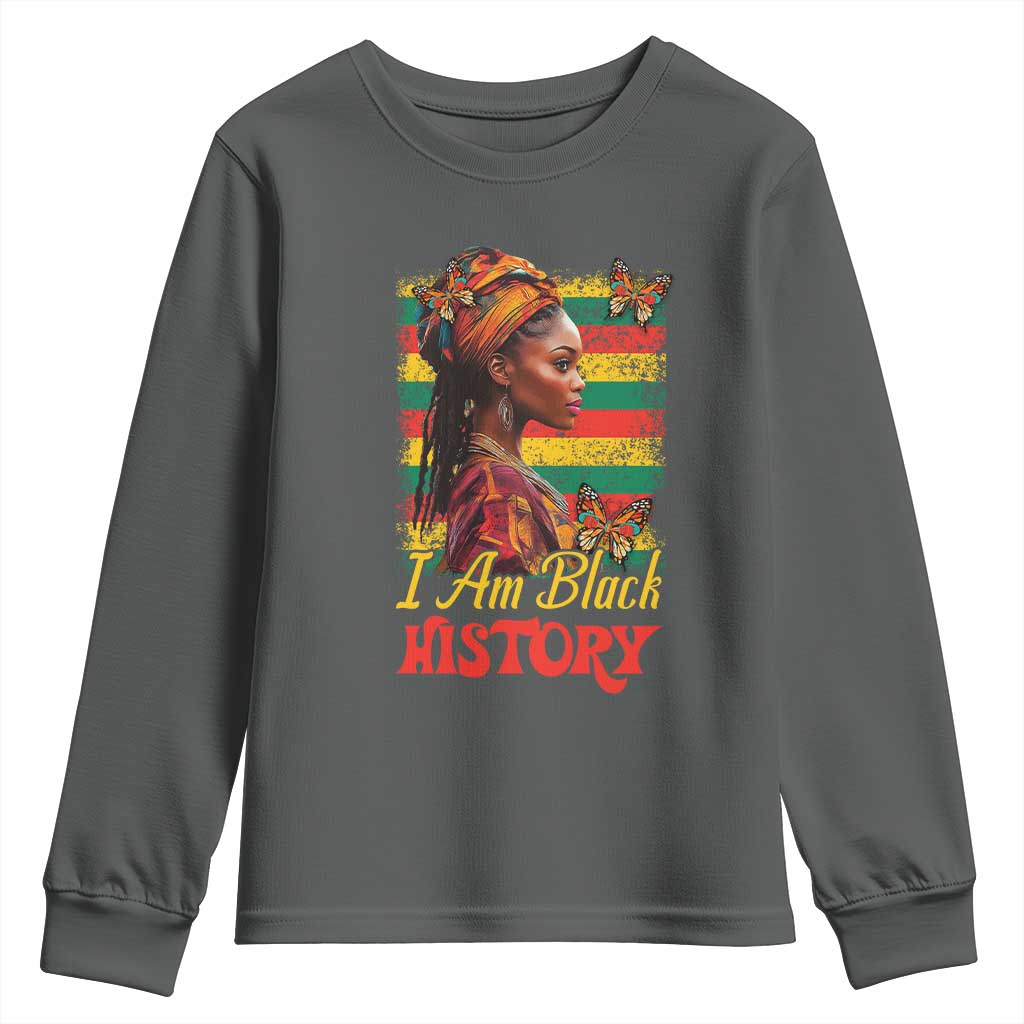 I Am Black History Youth Sweatshirt African Pride Woman TS02