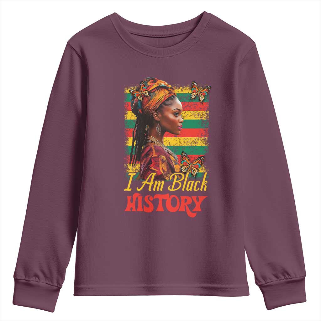 I Am Black History Youth Sweatshirt African Pride Woman TS02