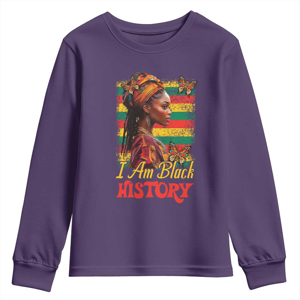 I Am Black History Youth Sweatshirt African Pride Woman TS02