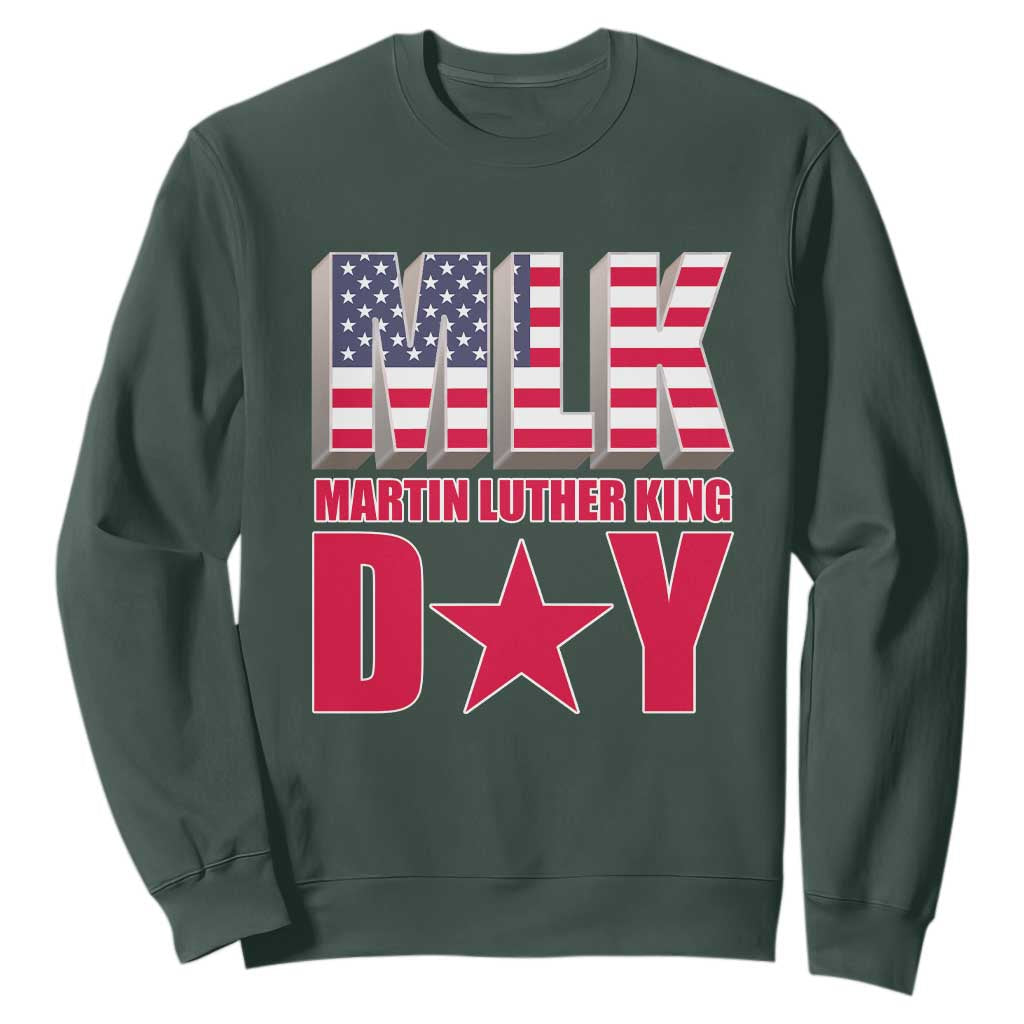 MLK Day Sweatshirt Martin Luther King Jr American Civil Rights Leader TS02