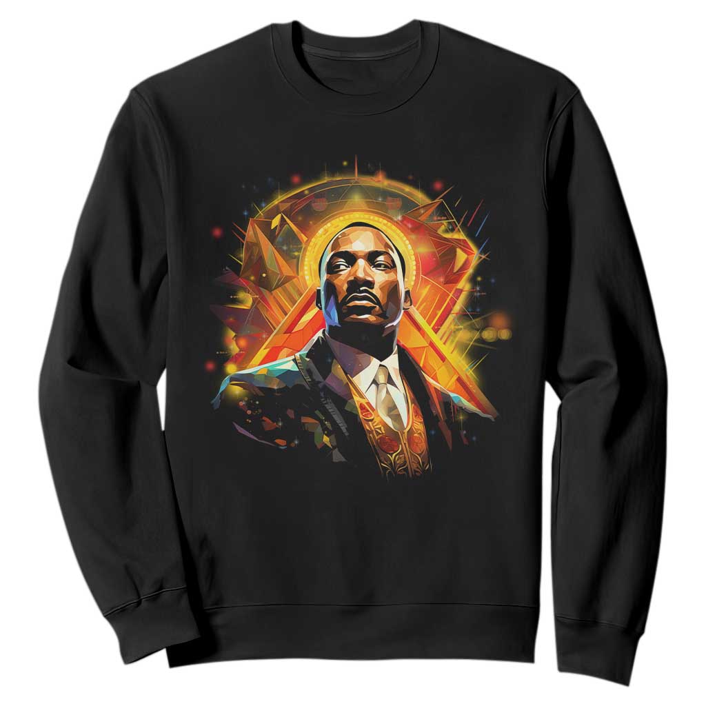 Martin Luther King MLK Sweatshirt Afrofuturism Graphic Art TS02