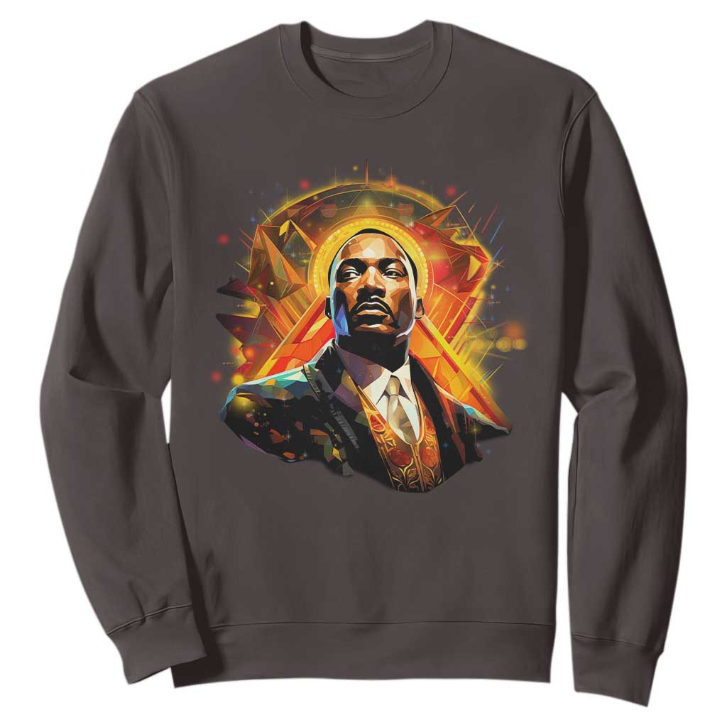 Martin Luther King MLK Sweatshirt Afrofuturism Graphic Art TS02