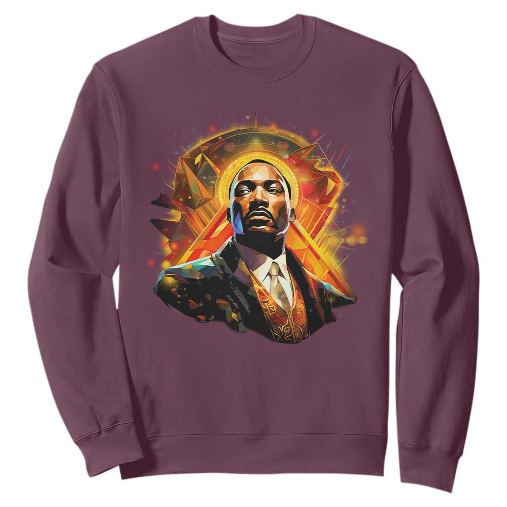 Martin Luther King MLK Sweatshirt Afrofuturism Graphic Art TS02