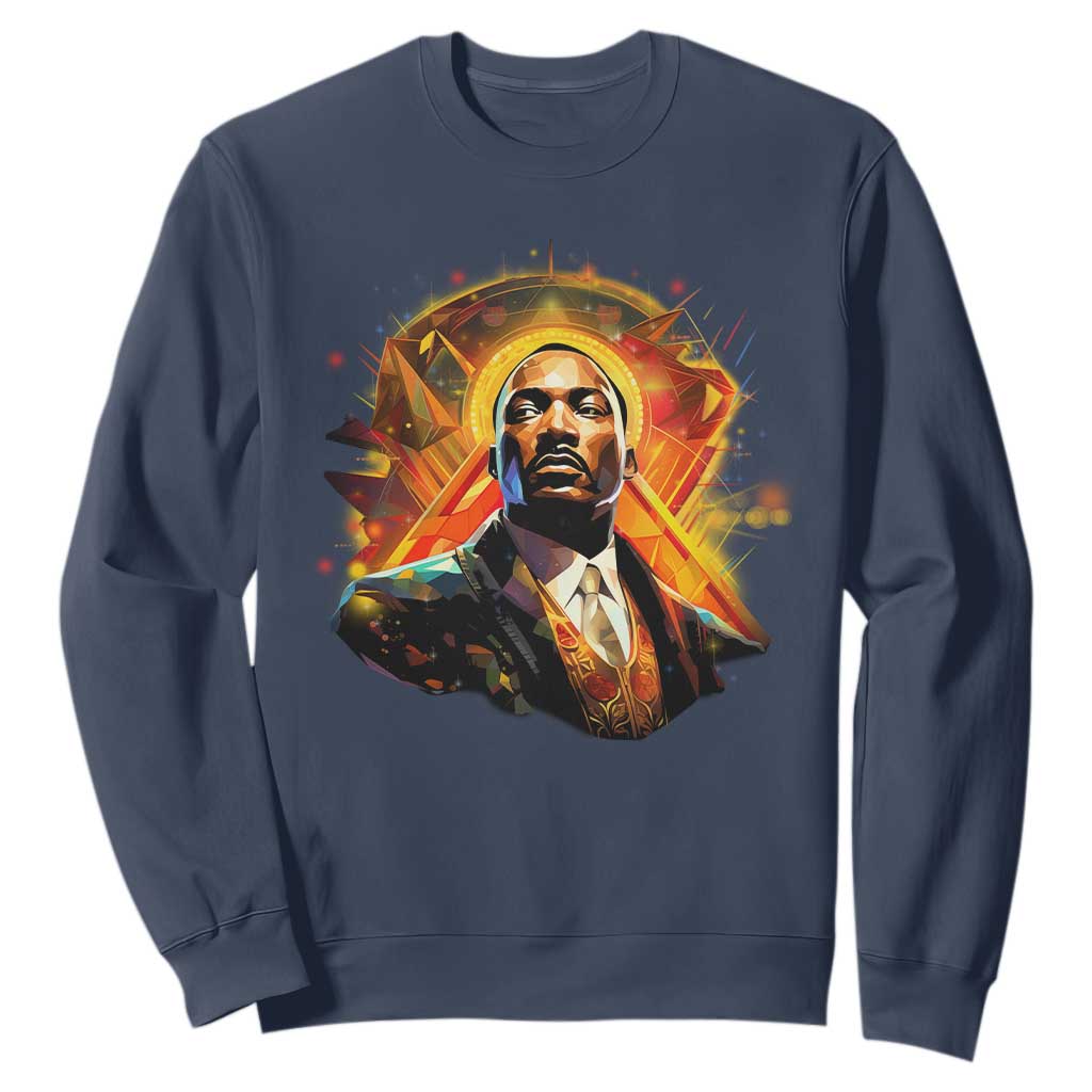 Martin Luther King MLK Sweatshirt Afrofuturism Graphic Art TS02