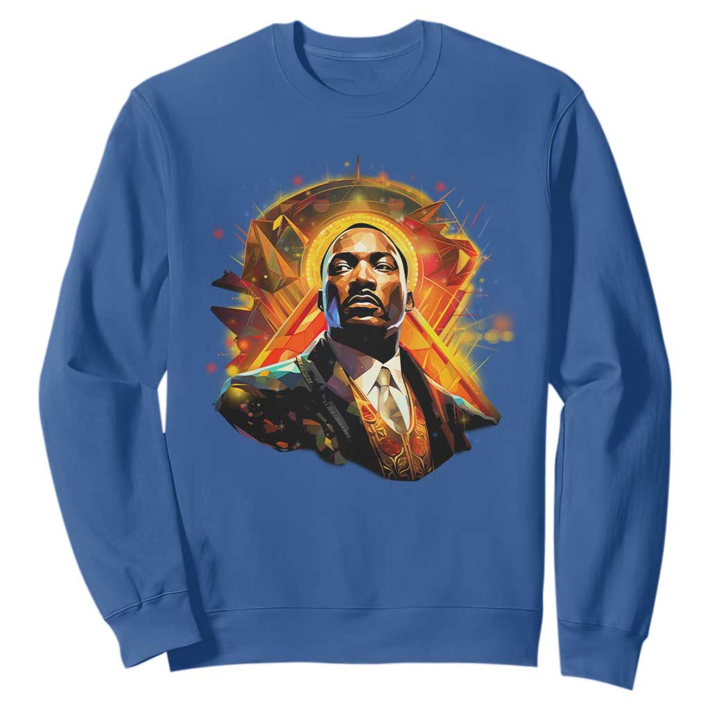 Martin Luther King MLK Sweatshirt Afrofuturism Graphic Art TS02