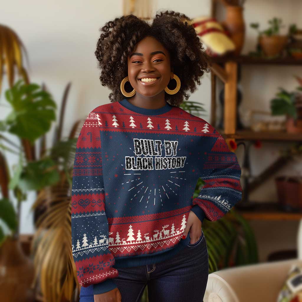 Built by Black History Knit Sweatshirt TS02