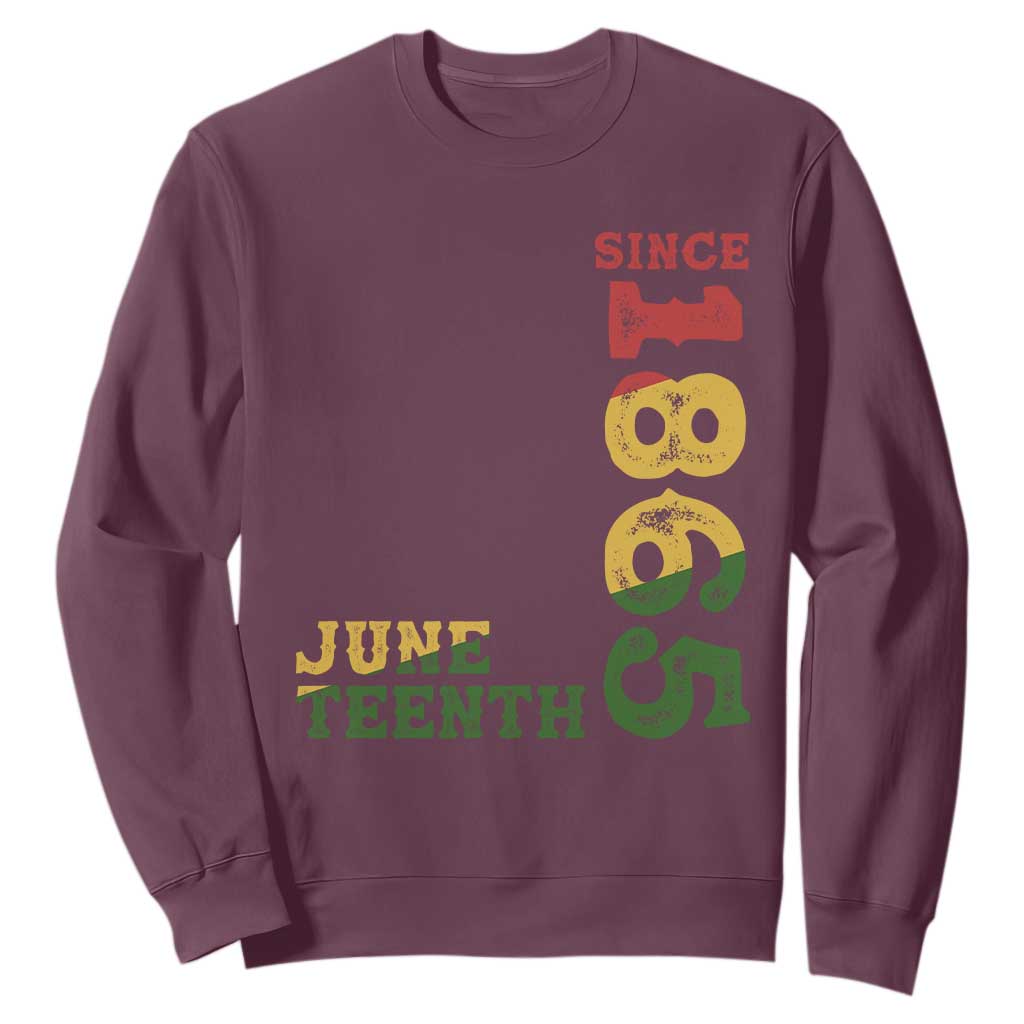 Juneteenth Since 1865 Sweatshirt Freedom Black History Independence Day TS02