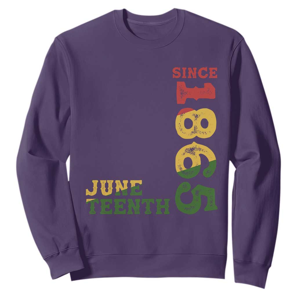 Juneteenth Since 1865 Sweatshirt Freedom Black History Independence Day TS02