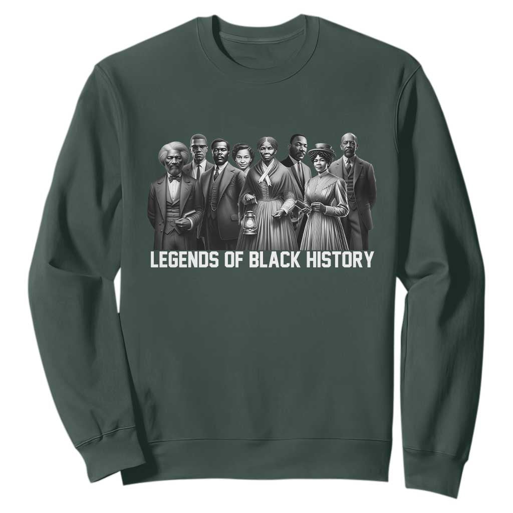 Inspirational Civil Right Leaders Sweatshirt Legends of Black History TS02