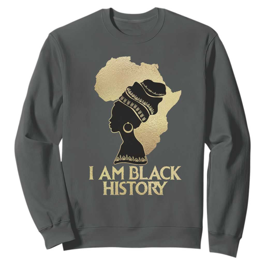 I Am Black History Sweatshirt Black Girls African American TS02