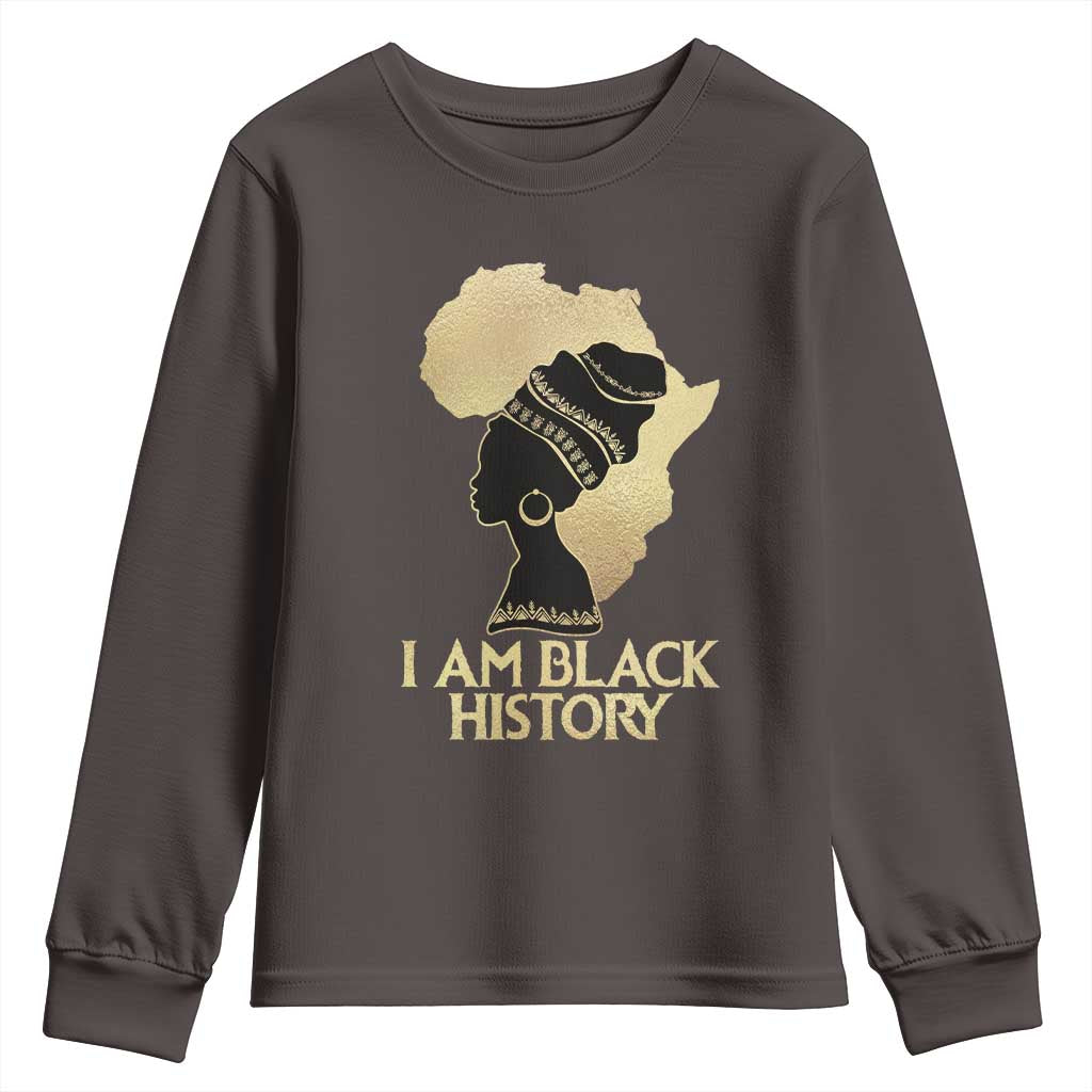 I Am Black History Youth Sweatshirt Black Girls African American TS02