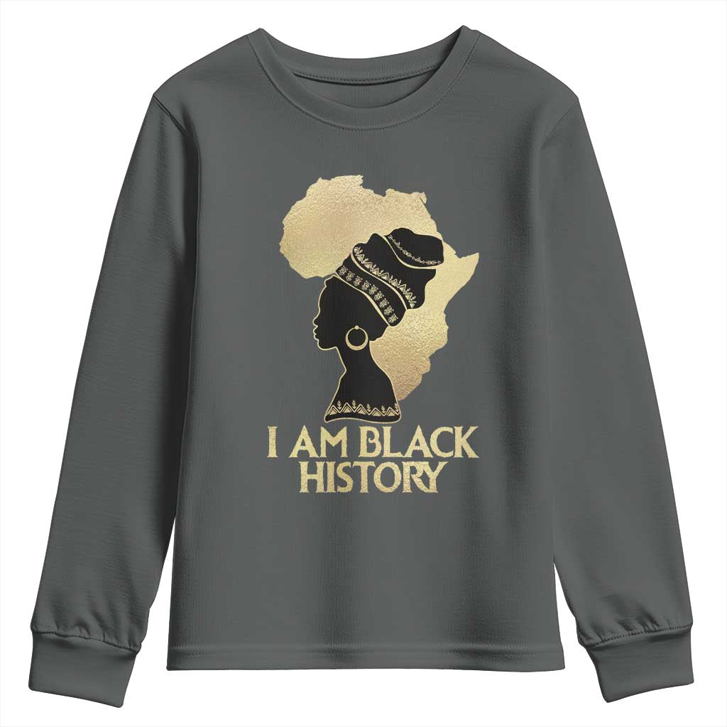 I Am Black History Youth Sweatshirt Black Girls African American TS02