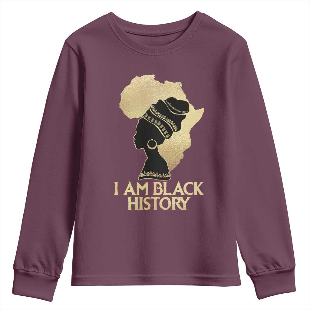 I Am Black History Youth Sweatshirt Black Girls African American TS02