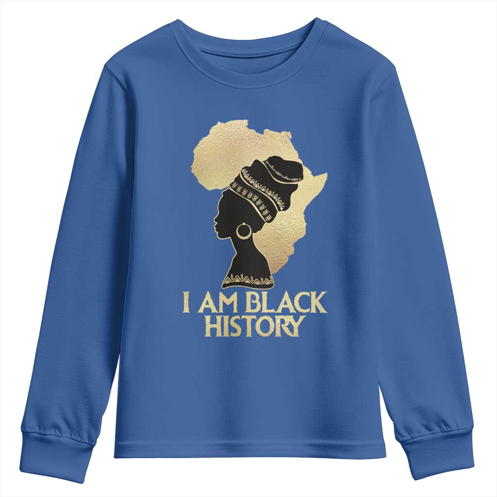 I Am Black History Youth Sweatshirt Black Girls African American TS02