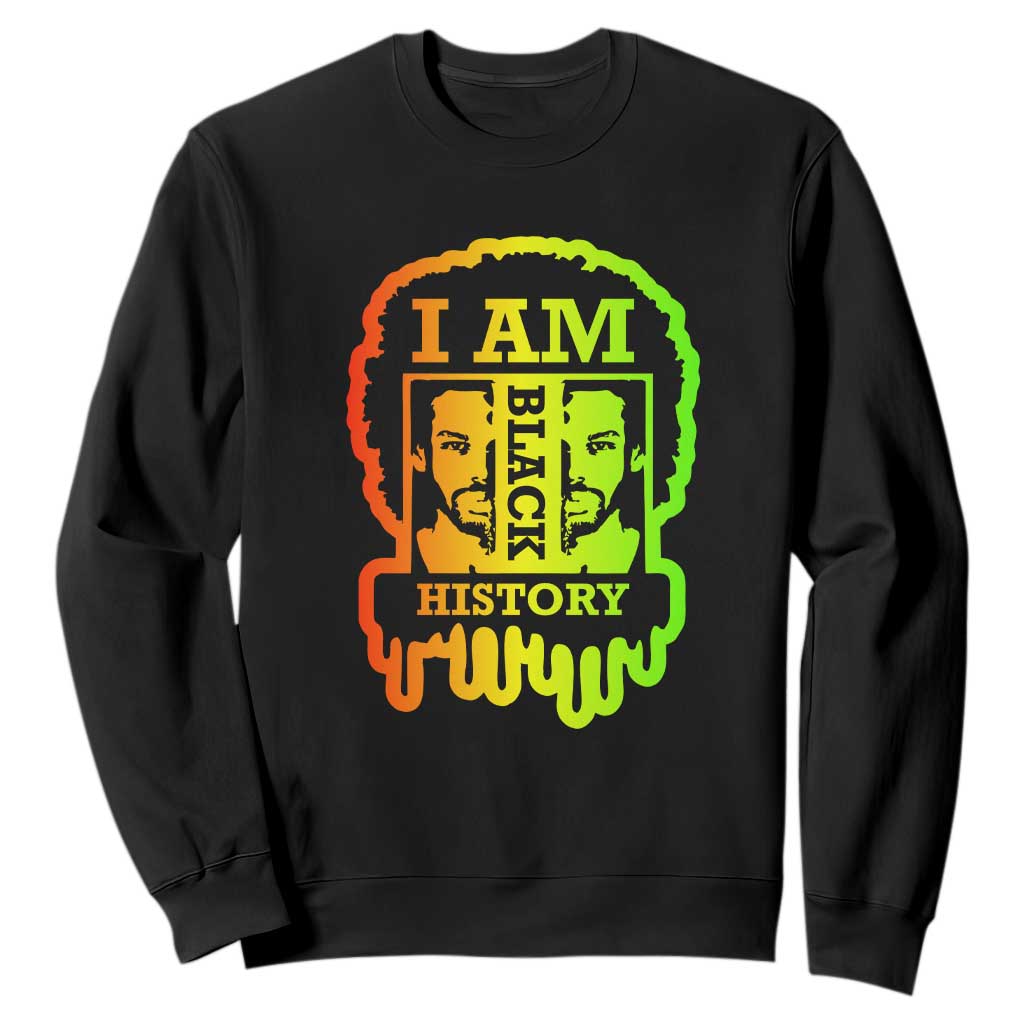 I Am Black History Sweatshirt Dope African American Men TS02