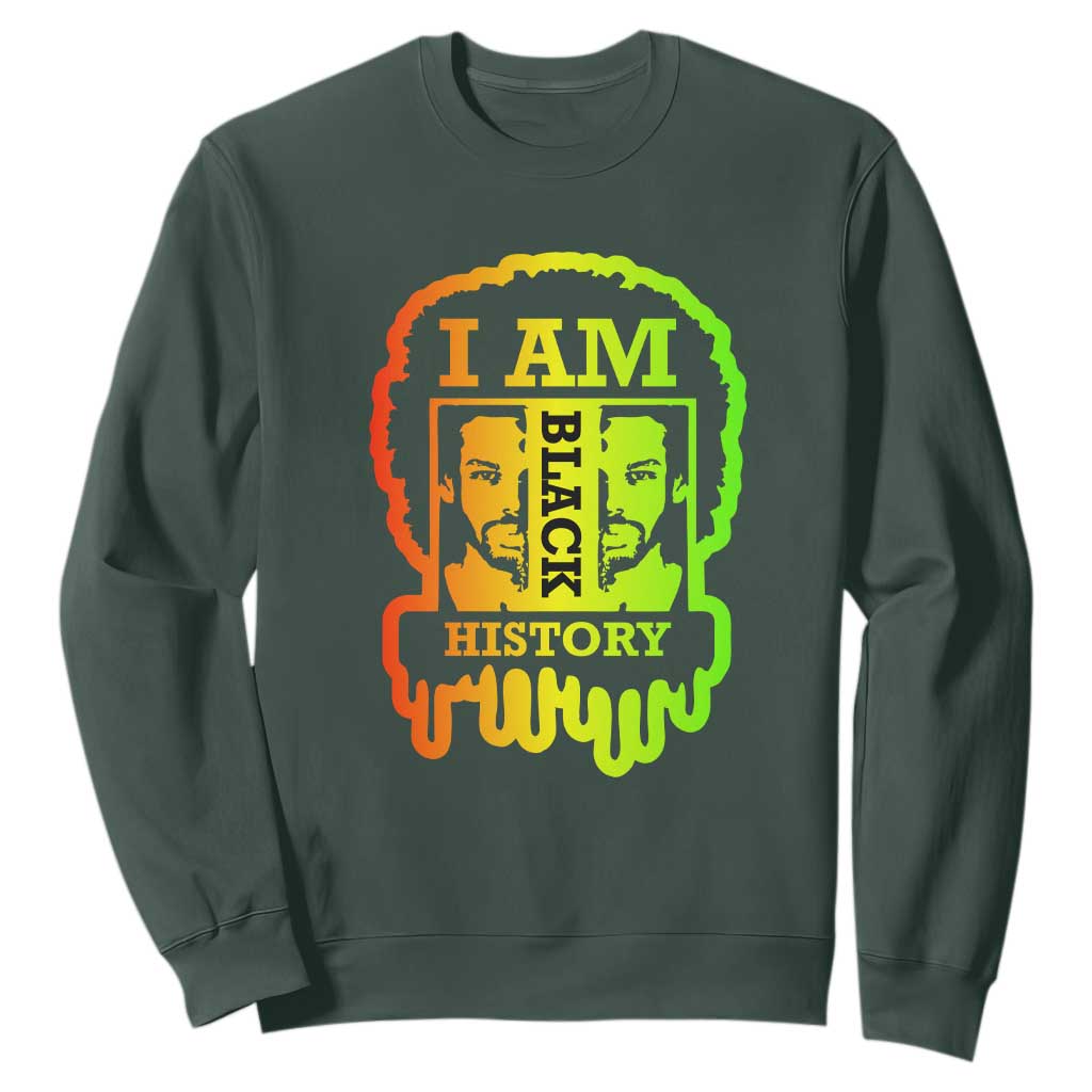 I Am Black History Sweatshirt Dope African American Men TS02