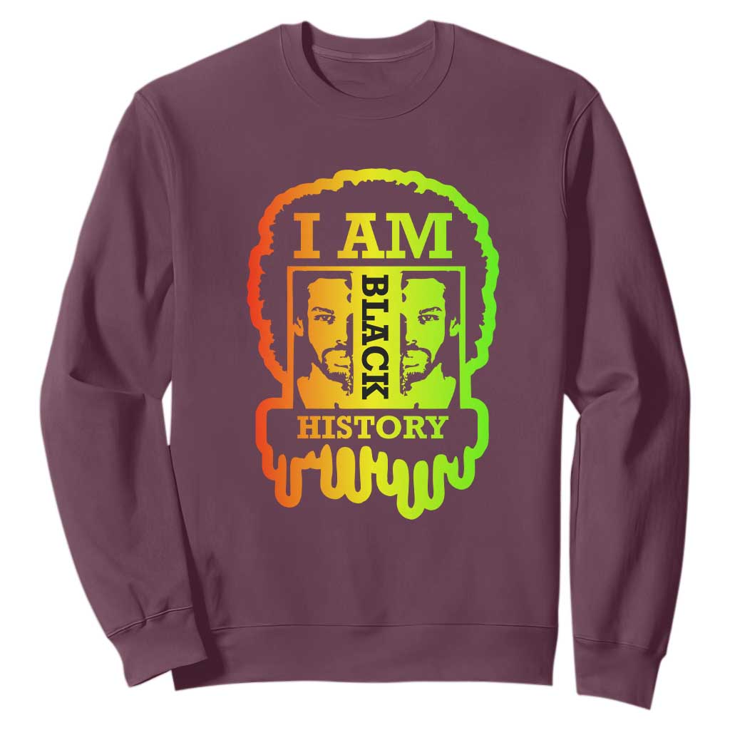 I Am Black History Sweatshirt Dope African American Men TS02