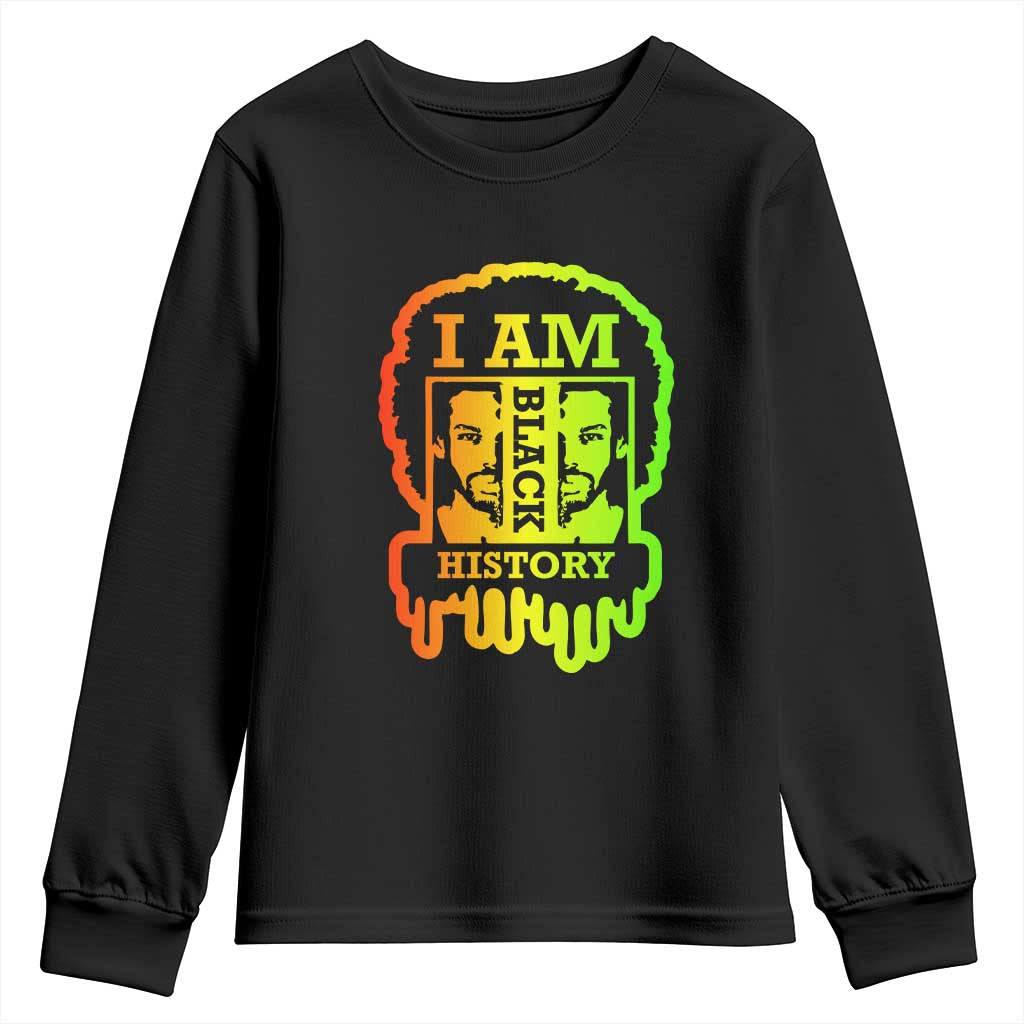 I Am Black History Youth Sweatshirt Dope African American Men TS02