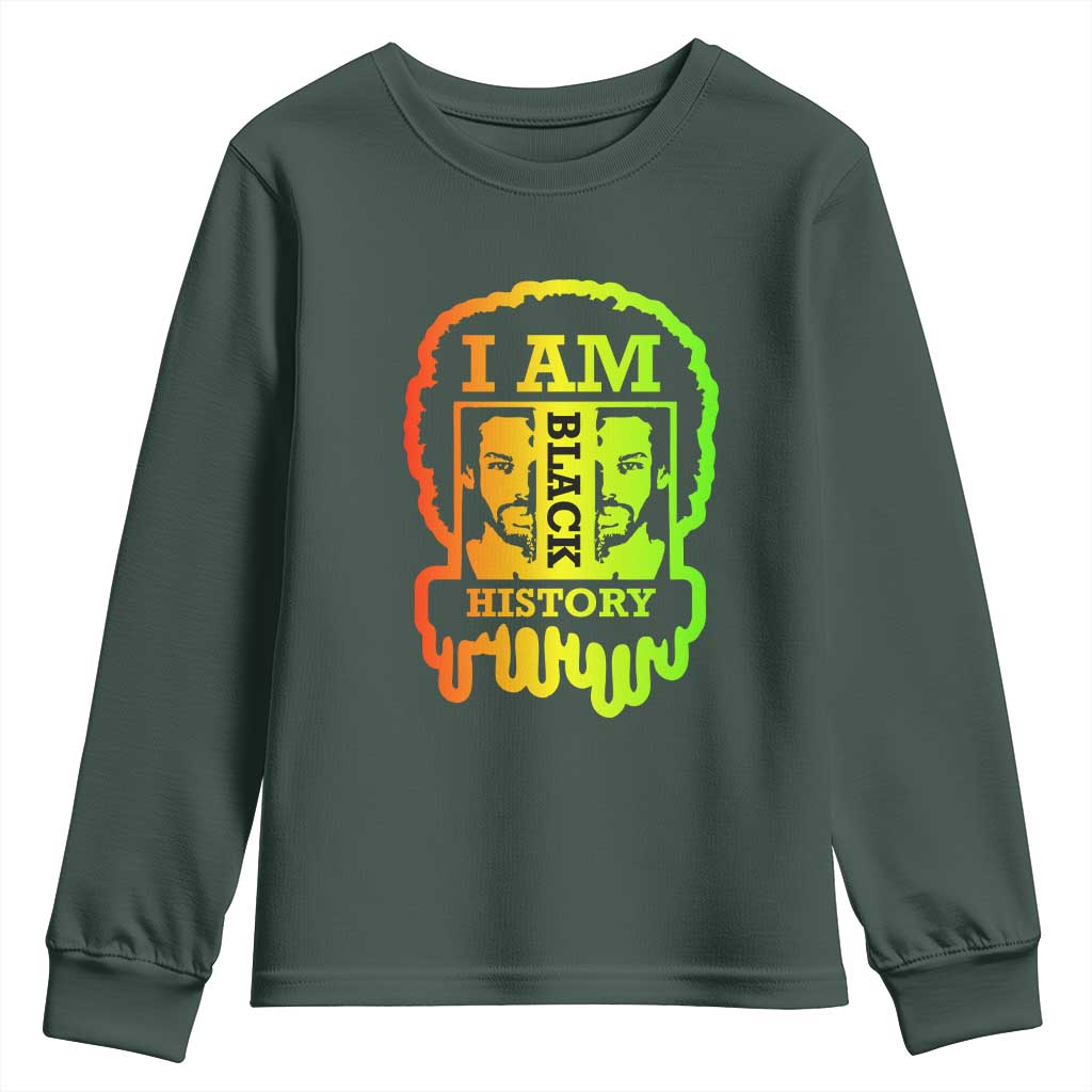 I Am Black History Youth Sweatshirt Dope African American Men TS02