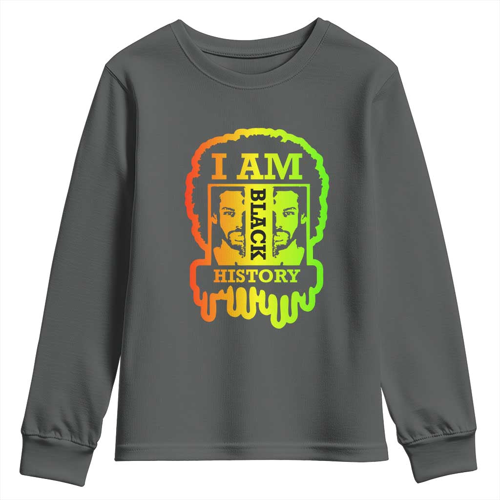 I Am Black History Youth Sweatshirt Dope African American Men TS02