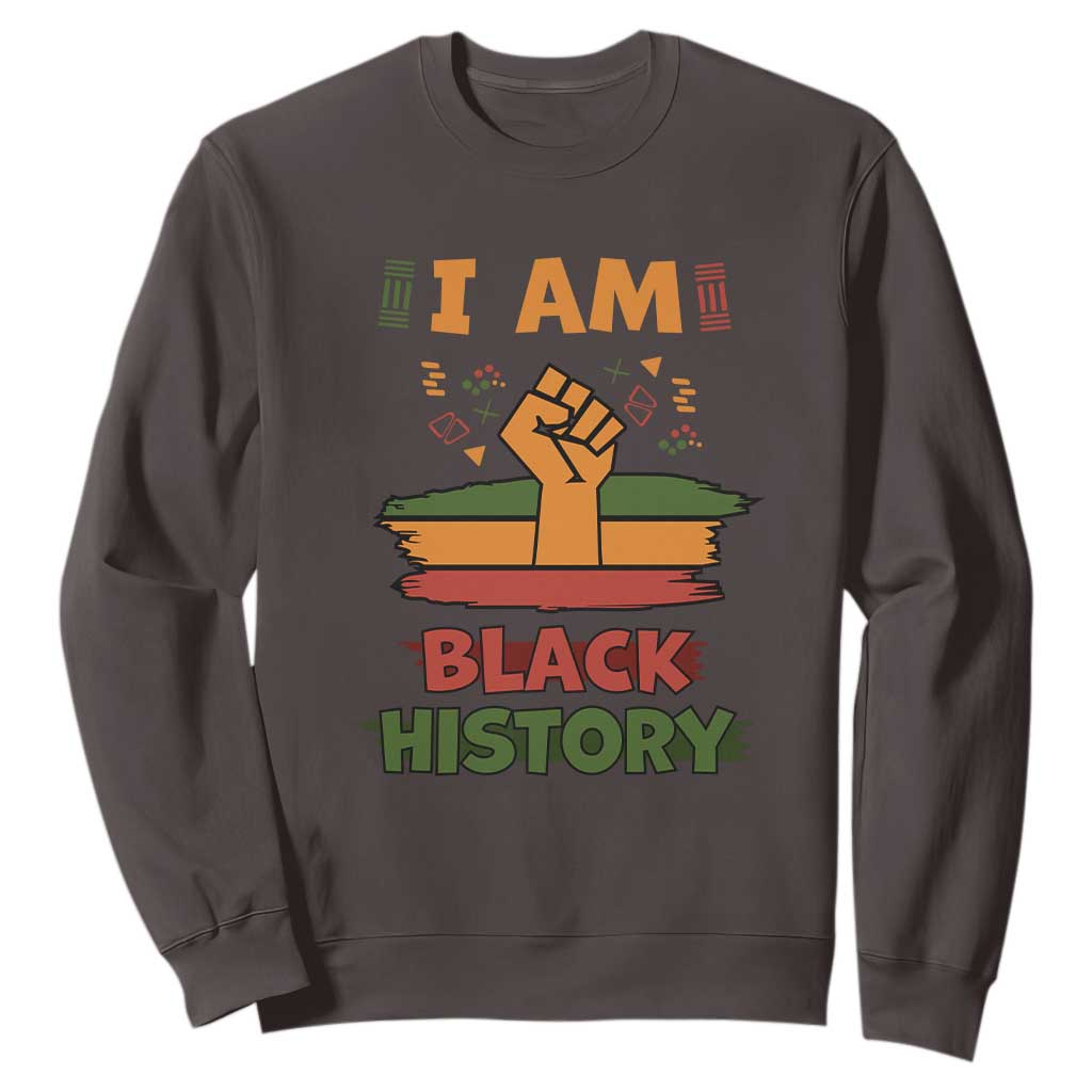 I Am Black History Sweatshirt African American Pride Celebration Month TS02