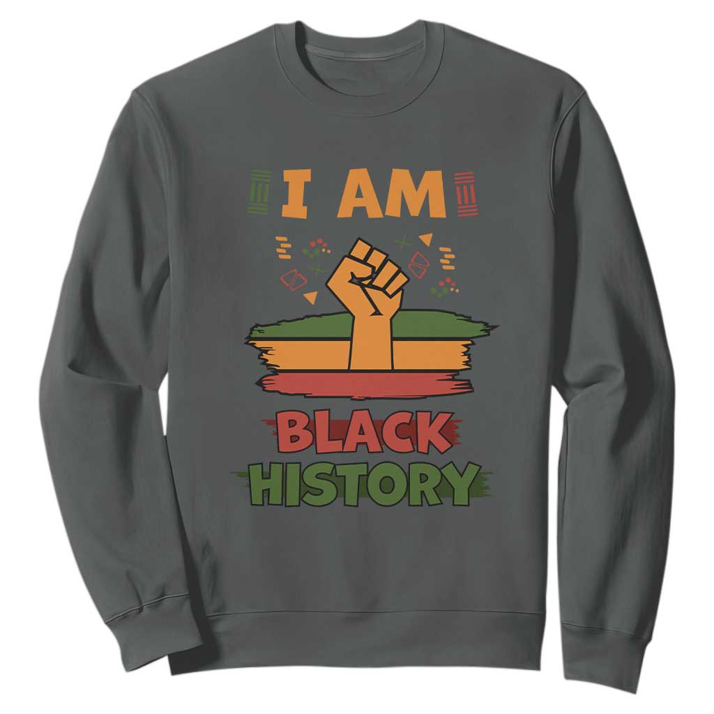I Am Black History Sweatshirt African American Pride Celebration Month TS02