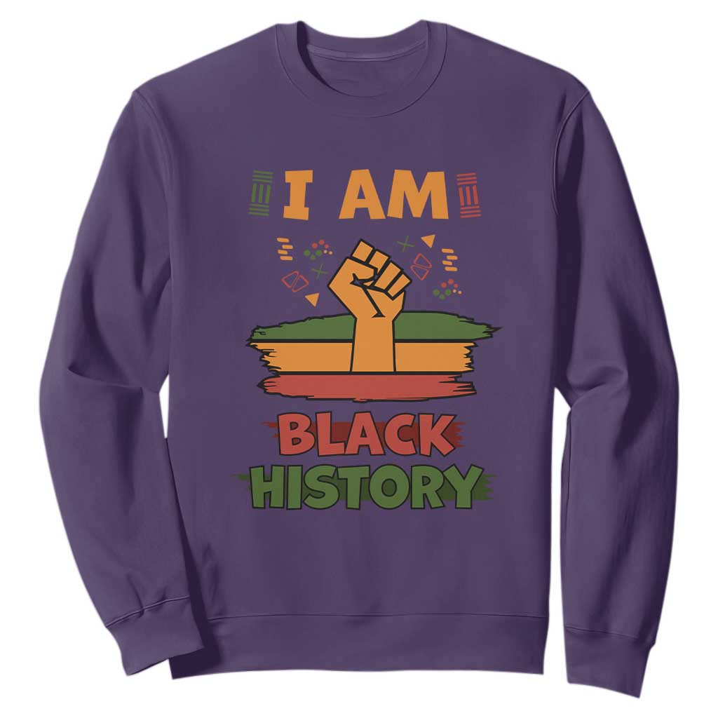 I Am Black History Sweatshirt African American Pride Celebration Month TS02