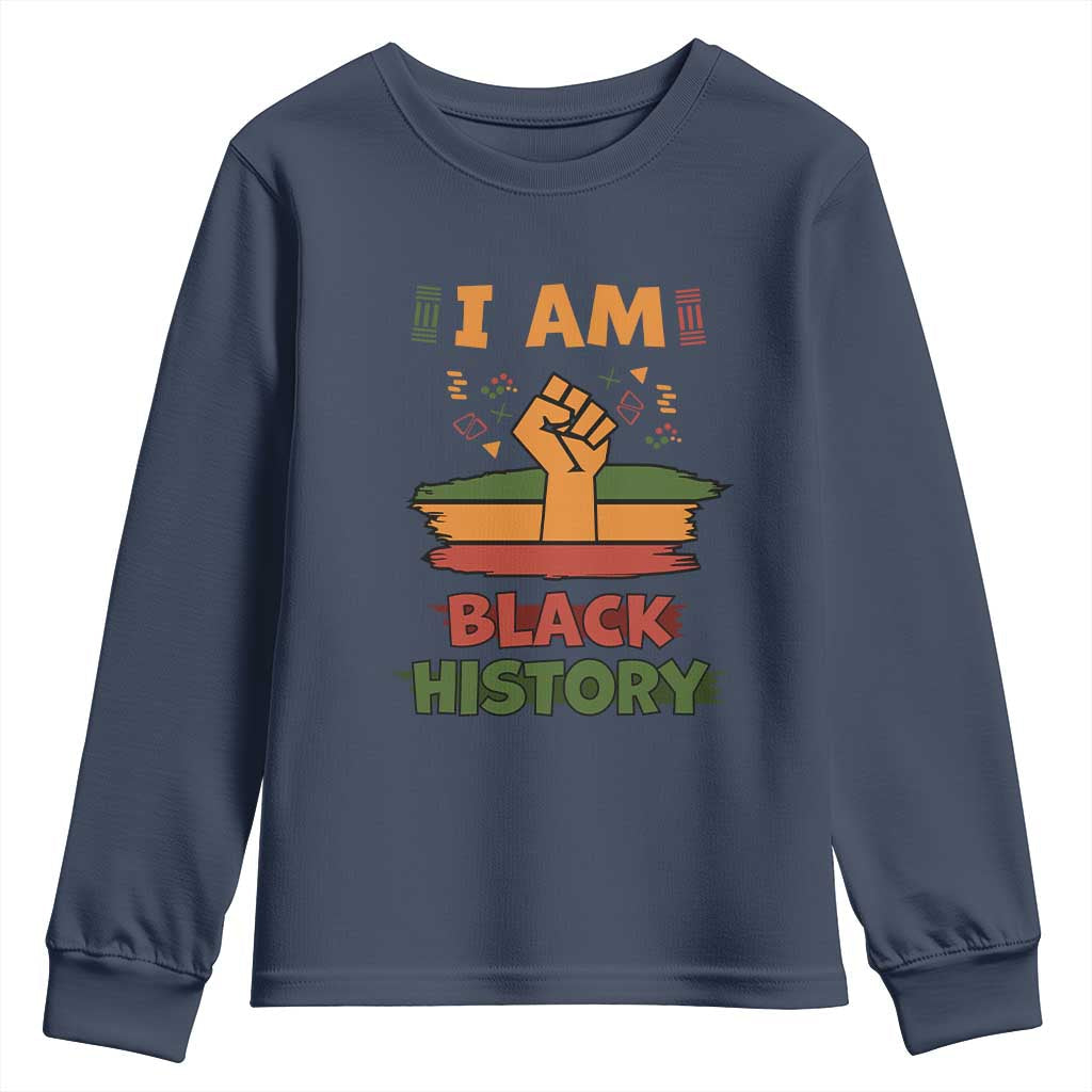 I Am Black History Youth Sweatshirt African American Pride Celebration Month TS02