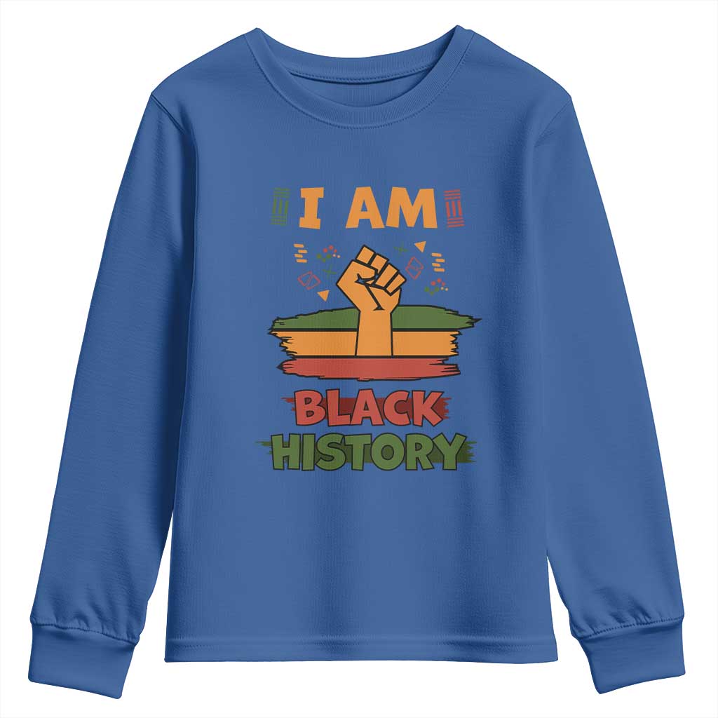 I Am Black History Youth Sweatshirt African American Pride Celebration Month TS02