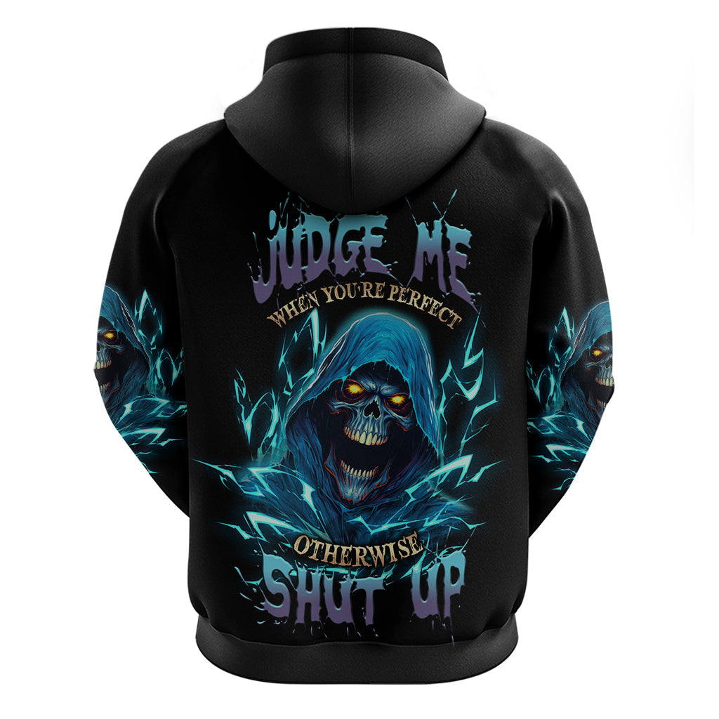 Judge Me When Mad Reaper Skull Hoodie TS04