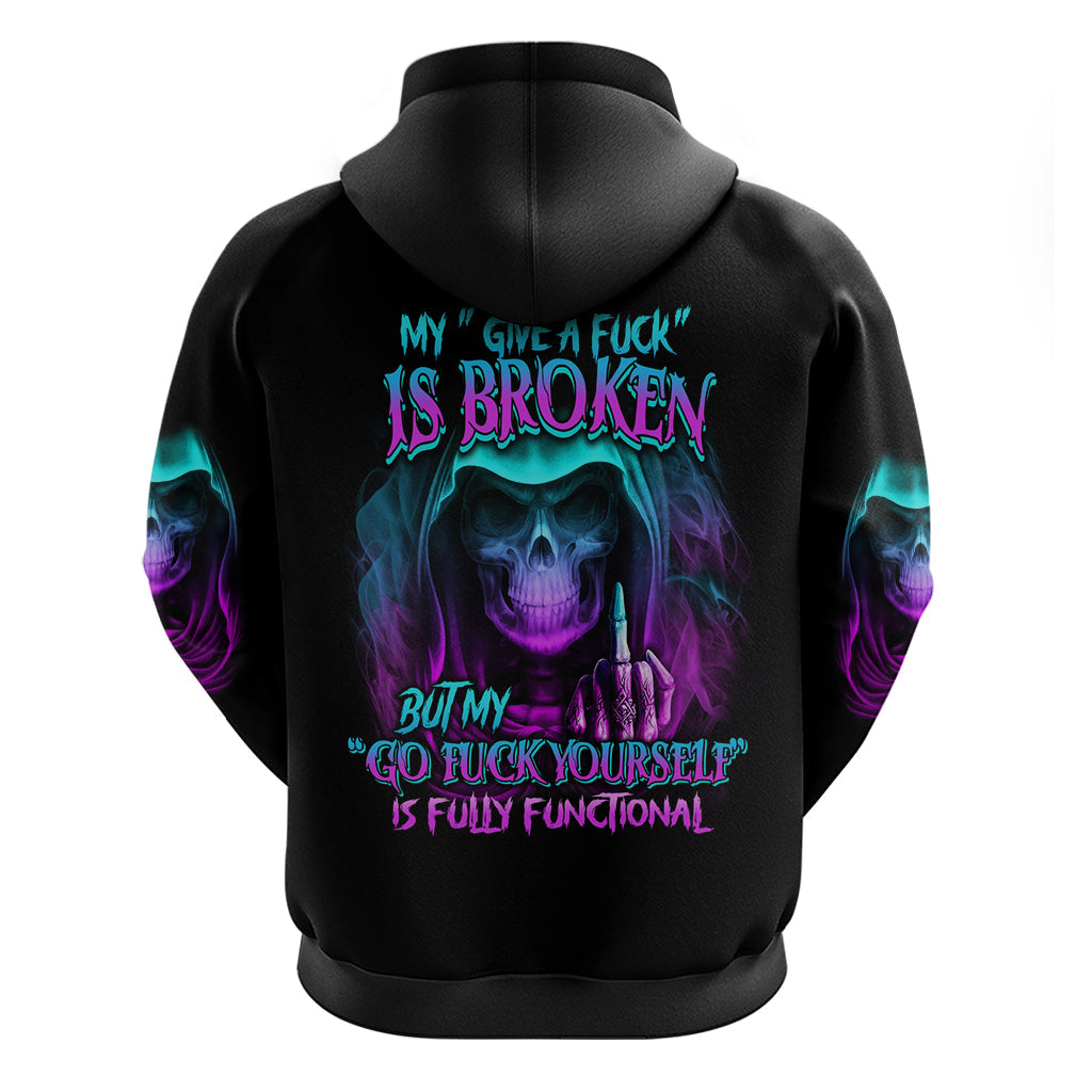 My Give A F Reaper Purple Hoodie TS04