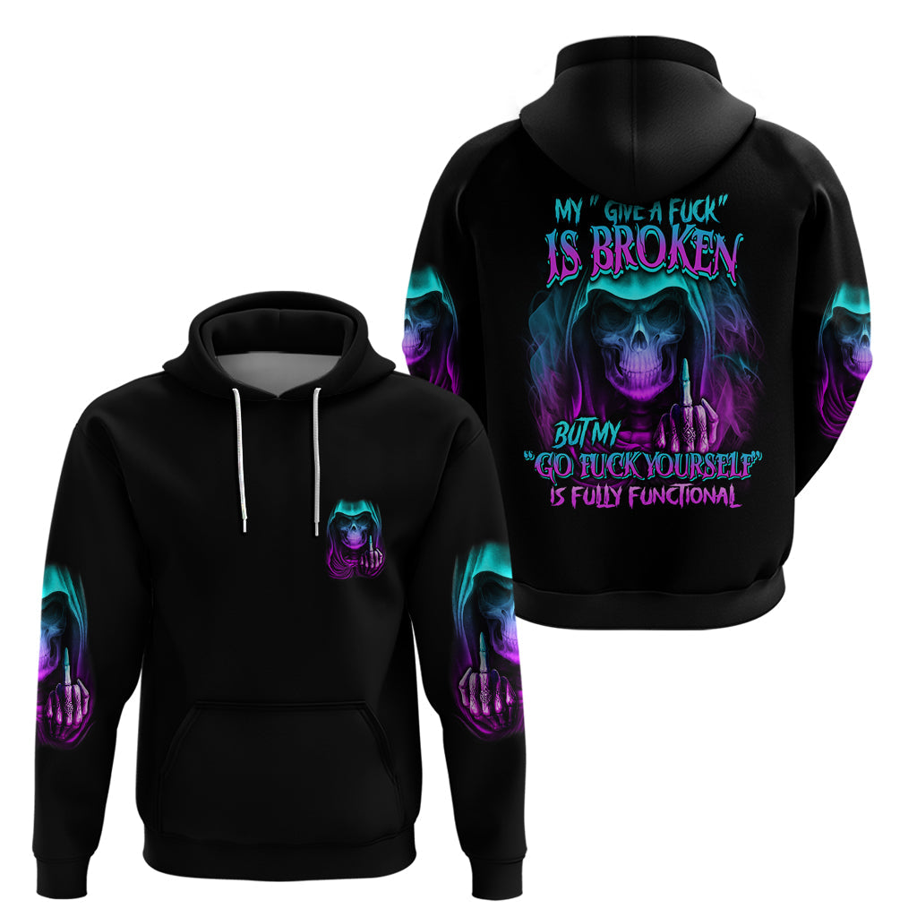My Give A F Reaper Purple Hoodie TS04