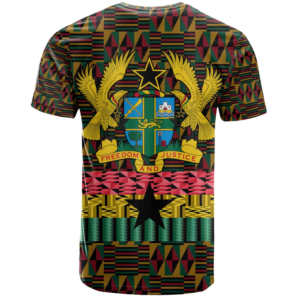 Kwame Nkrumah Ghana T shirt Kente Pattern African TS04