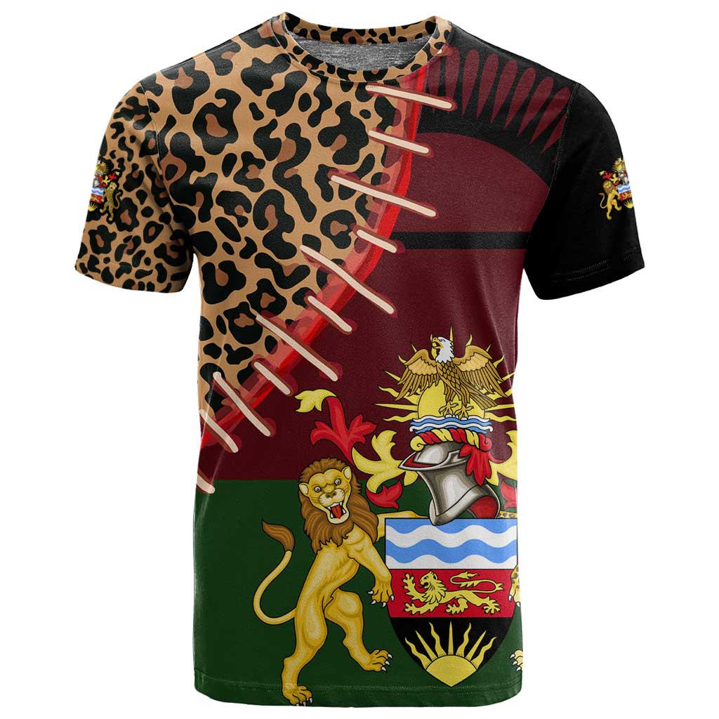 Leopard and Lion Malawi T shirt Unity and Freedom TS04